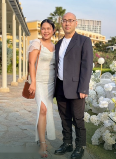 Kevin Chu and his wife